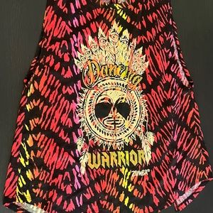 Zumba Dancing Warrior Open Back Tank